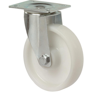 3310015475 Lenkrolle 100mm Stahlbl verz Poly LG.R