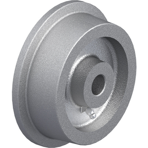 ROUE 900KG D.125MM 46MM FONTE ROUE BOUDIN MOYEU LISSE