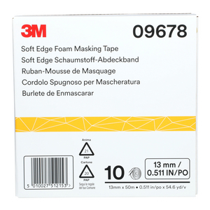 CORDOLO SPUGNOSO PER MASCHERATURABIANCO, 13 MM X 50 M, 09678 7000034663