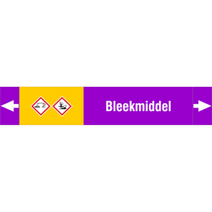 BRADY LEIDINGMERKER 165X30 BLEEKMIDDEL