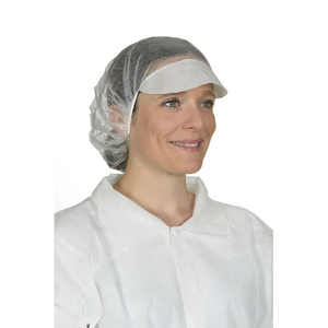 CUFFIA ROTONDA BIANCA SENZA VISIERA CF.100 PZ. 861511