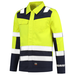 TRICORP WERKJAS MULTINORM 403015 FLUO GEEL/INKT BL MT L