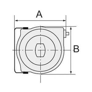 259/7100 Elektro-Kabelaufroller/HO5VV-F/230V/50Hz/max. 10 Ampère/15 m