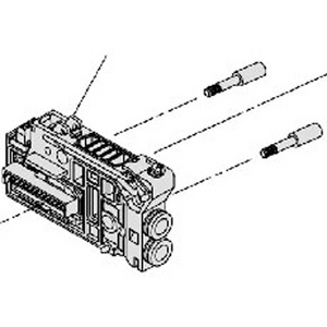 SMC MANIFOLD BLOCK ASSEMBLY VVQC4000-1A-D-C10