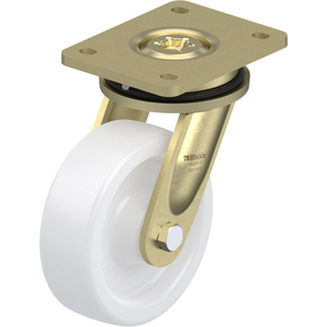 ROULETTE PIVOT. 800KG D.150MM AC BAND.POLYA 50MM MOY LISSE