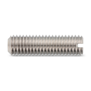 DIN438 M8X8 A4 Gewindestift mit Schlitz und Ringschneide