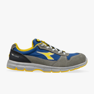 CALZATURA ANTINFORTUNISTICA SCARPA RUN TEXT LOW S1P SRC ESD GRIGIO CASTELLO/BLU INSEGNA 701.175305-C4906 # 42