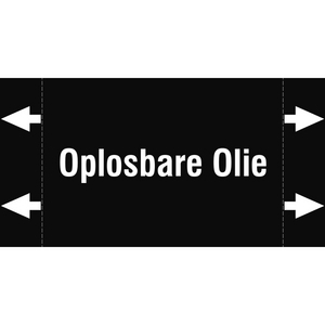 BRADY LEIDINGMERKER 115X60 OPLOSBARE OLIE