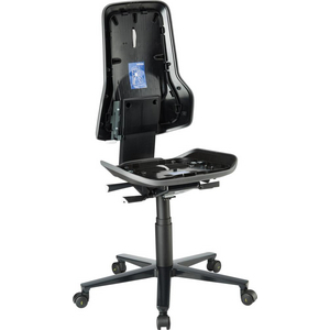 3110020740 Basisstuhl ESD NEON 2 grau mit Rollen pe