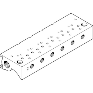 MHA1-P2-2-M3 Manifold block