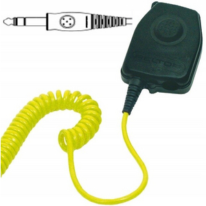 PELTOR ADATTATORE PTT, CABLATO PER GROUND MECHANIC, 3 METRI, HI-VIZ, CAVO DRITTO, FL5008-02 GB 7000107874
