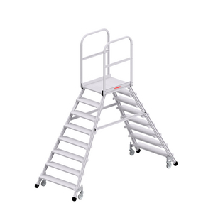 PLATE-FORME DE SECURITE 2X8 ROULANTE, ACCES DES DEUX COTES