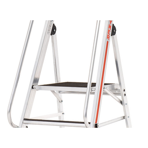 ECHELLE A PLATEFORME R13 5 MAR. ROULETTES LONGUE MAIN-COURANTE