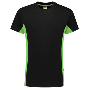 TRICORP T-SHIRT 102004 ZWART/LIME MT 7XL