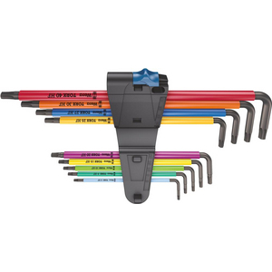 967/9 TX XL MULTICOLOUR HF 1 JEU DE CLES MALES COUDEES TORX