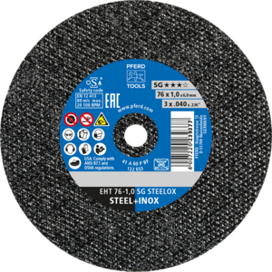 PFERD Cut off wheel EHT 76 1,1 A 60 P SG/6,0