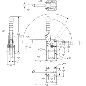 DESTACO VERTIKAALSPANNER 533-LB