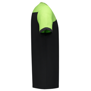 TRICORP T-SHIRT NADEN 102006 ZWART/LIME MT 6XL