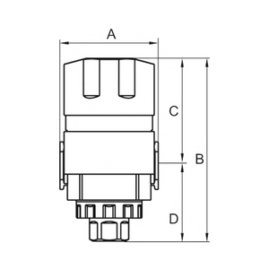 GK 11 3/2-Wege-Absperrventil »G«, BG 300, G 1/4, PE 0 - 9 bar