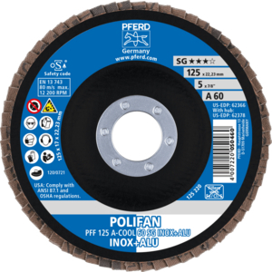 DISQUE PFF 125X22,23 GR 60 EXECUTION A SG-COOL 67656125