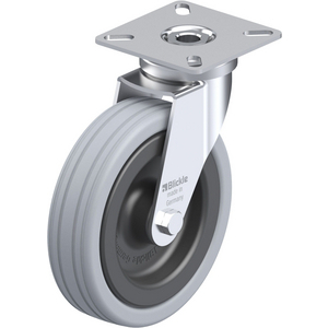 Blue Wheels Ruedas Transporte 80MM Rueda De Goma