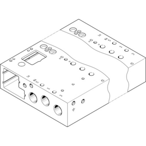 VABM-L1-14G-G14-16-M-GR Manifold strip