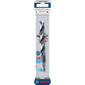 BOSCH METAALBOOR PRO HSS HEX 9X81X125 2608577582