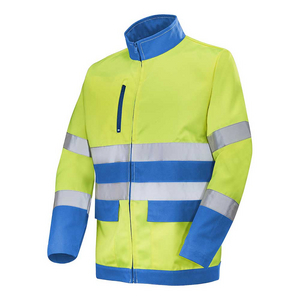 BLOUSON FLUO BASE XP JAUNE FLUO / AZUR TAILLE 0