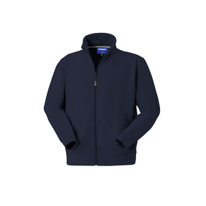 FELPA ZIP LUNGA CANBERRA BLU HH191-01 # S