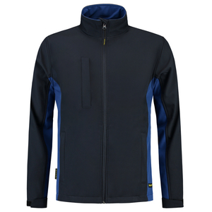 VCZ SOFTSHELL 402002 ZWART/ROOD BORST+RUG MT XL