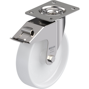 BLICKLE RVS ZWENKWIEL EN REM STOP-FIX - LEX-PO 200G-FI