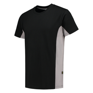 TRICORP T-SHIRT 102004 ZWART/GRIJS MT S