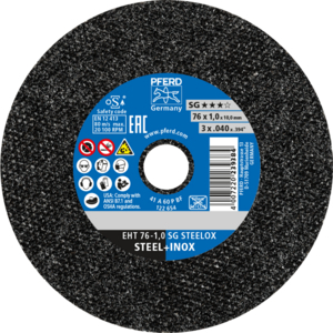 PFERD Cut off wheel EHT 76 1,1 A 60 P SG/10,0