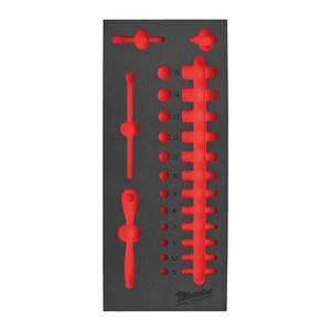 MILWAUKEE LEGE FOAM INLAY DOPPENSET 1/4 (28-DELIG)