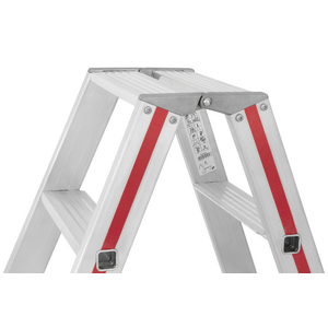 ESCABEAU SIMPLE 4 MARCHES ROULETTES DE DEPLACEMENT