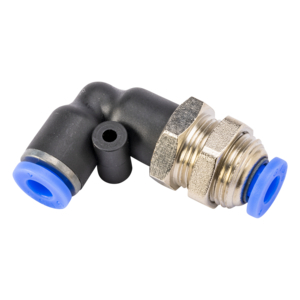 90° ELBOW BULKHEAD FITTING Exterior tube diameter mm 4
