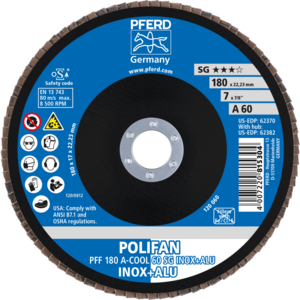 PFERD 67656185 Polifan Pff 180 A 60 Sg-Cool