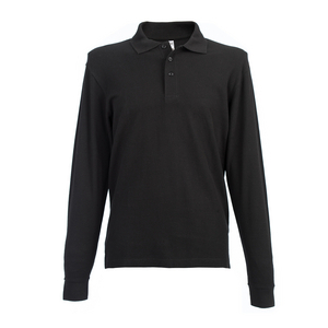 POLO MANICA LUNGA TUNISI NERO 992542 # XL