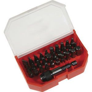 BOITE 30 EMBOUTS DE VISSAGE PLUS PORTE EMBOUT