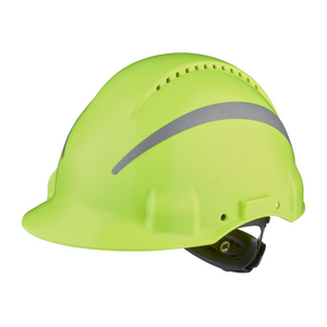 ELMETTO , UVICATOR, CRICCHETTO, VENTILATO, RIFRANGENTE, FASCIA ANTISUDORE IN PLASTICA, ALTA VISIBILI 7100104449