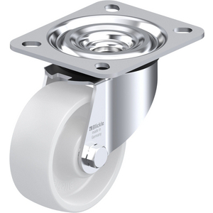 ROULETTE PIVOT. 200KG D. 80MM AC BAND.POLYA 33MM MOY ROULEAUX