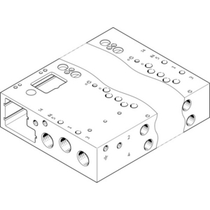 VABM-L1-14W-G14-24-GR Anschlussleiste