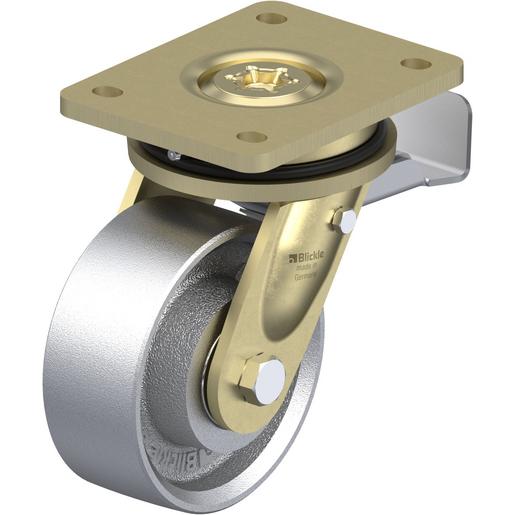 Roulette Pivot Avec Verrouillage – Type 3, Neuve, Pour Meuble, Chariot Ou équipement Roulant