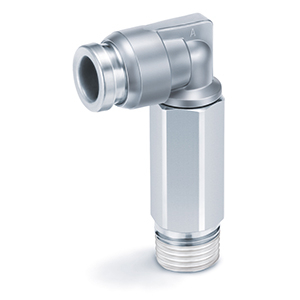 KQB2W, Metal One-touch Fitting, Extended Male Elbow