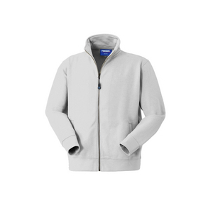 FELPA ZIP LUNGA CANBERRA BIANCO HH191-02 # M