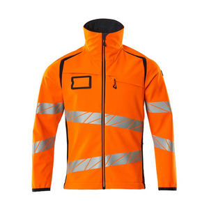 MASCOT SOFTSHELL JAS ACC.SAFE 19002-143 HV GEEL/D.MAR MT 5XL