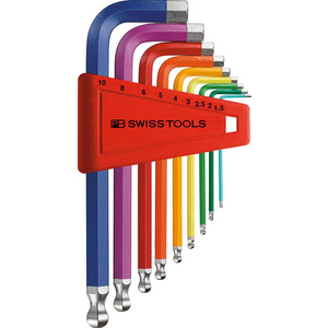 9586061010 Inbuss.-Satz Kst.halter9-tlg.1,5-10mmRainbowKugelkopfPB