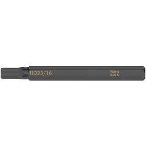 840 S EMBOUTS HEX-PLUS A SIX PANS CREUX POUR TOURNEVIS A