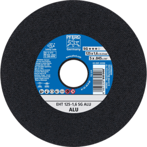 DISQUE EHT 125-1,6 A 46 N 22,23 SG-ALU 61341225