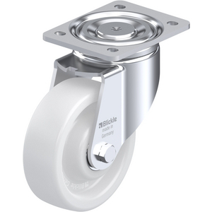 ROULETTE PIVOT. 800KG D.150MM AC BAND.POLYA 50MM MOY BILLE